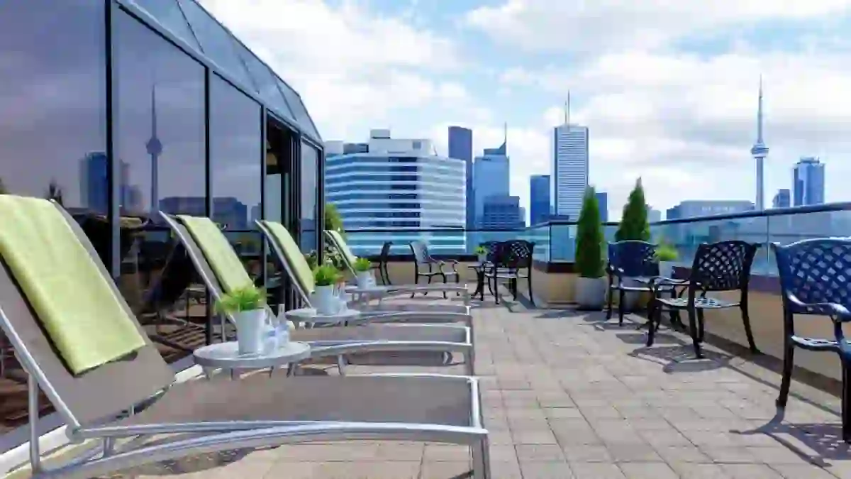 The Chelsea, Toronto, sun deck