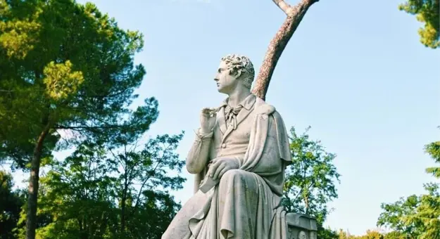 Statue of Lord Byron in Rome