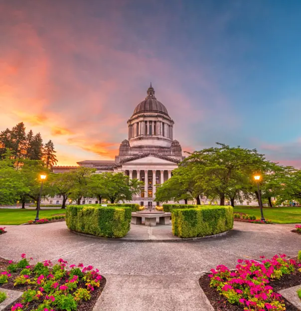 Sh 1128597845 Olympia, Washington, USA State Capitol Building