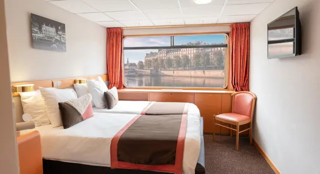 MS Seine Princess cabin