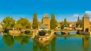 Panoramic view of Strasbourg, France