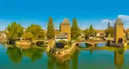 Panoramic view of Strasbourg, France