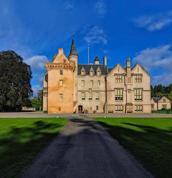 Brodie Castle in the sunshine 