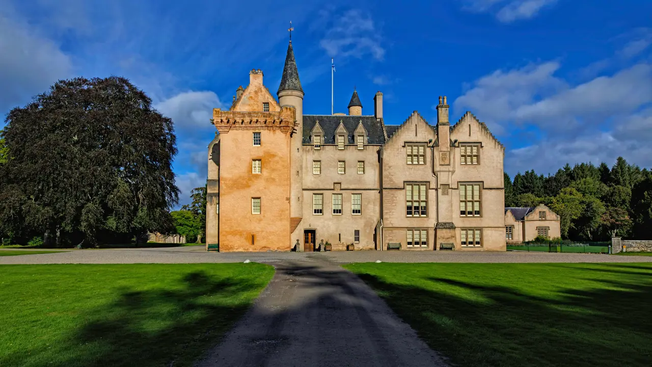 Brodie Castle in the sunshine 