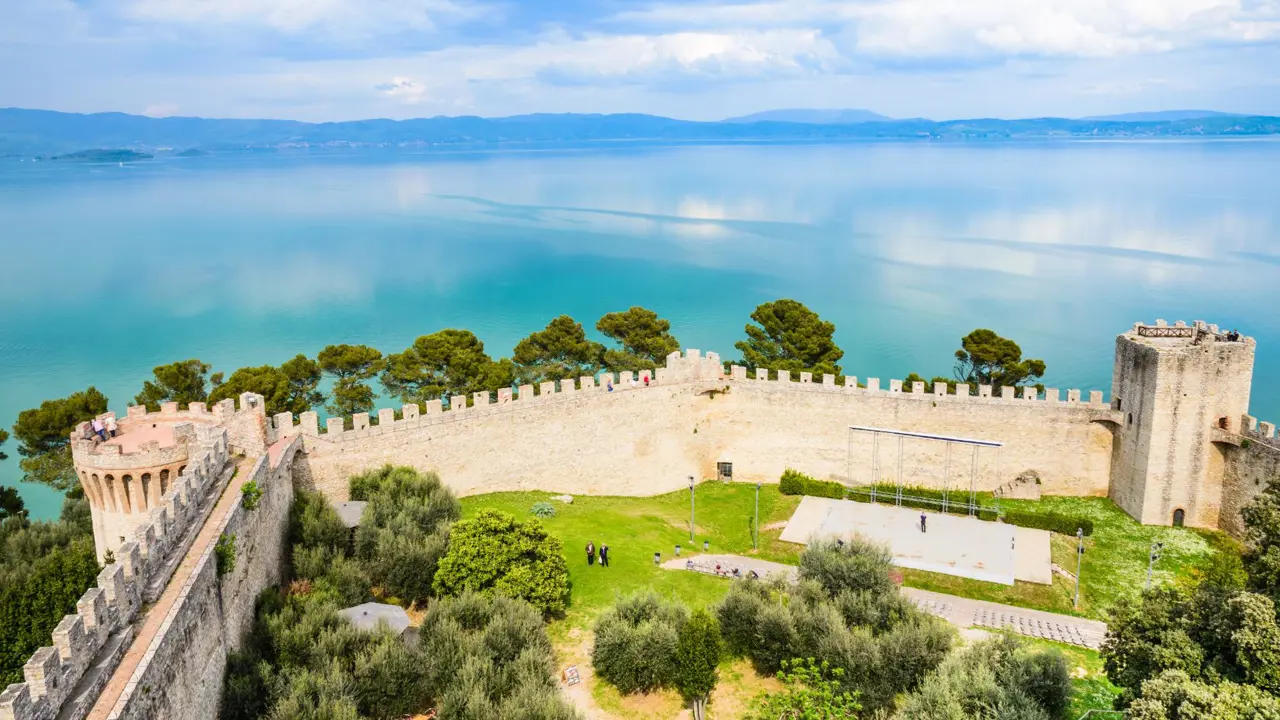 Castiglione del Lago fortress , Umbria