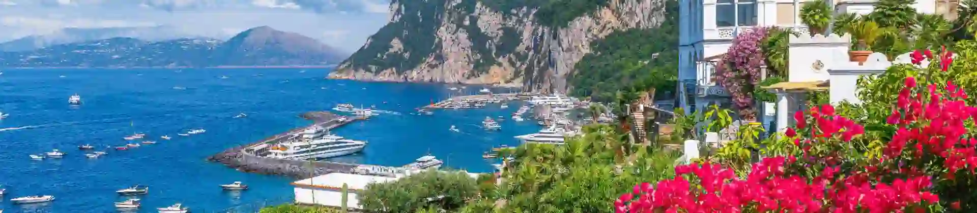 View of Marina Grande, Capri Island, Campania, Italy