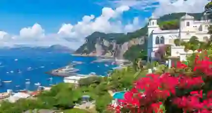 View of Marina Grande, Capri Island, Campania, Italy