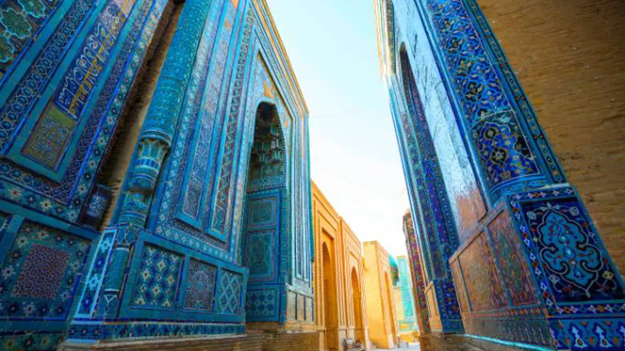 Shah I Zinda, A Necropolis In Samarkand, Uzbekistan