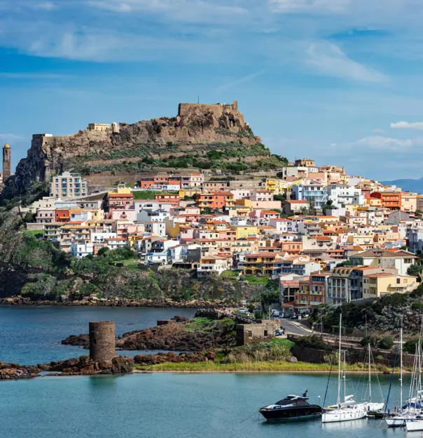 Medieval town of Castelsardo, Sardinia, Italy