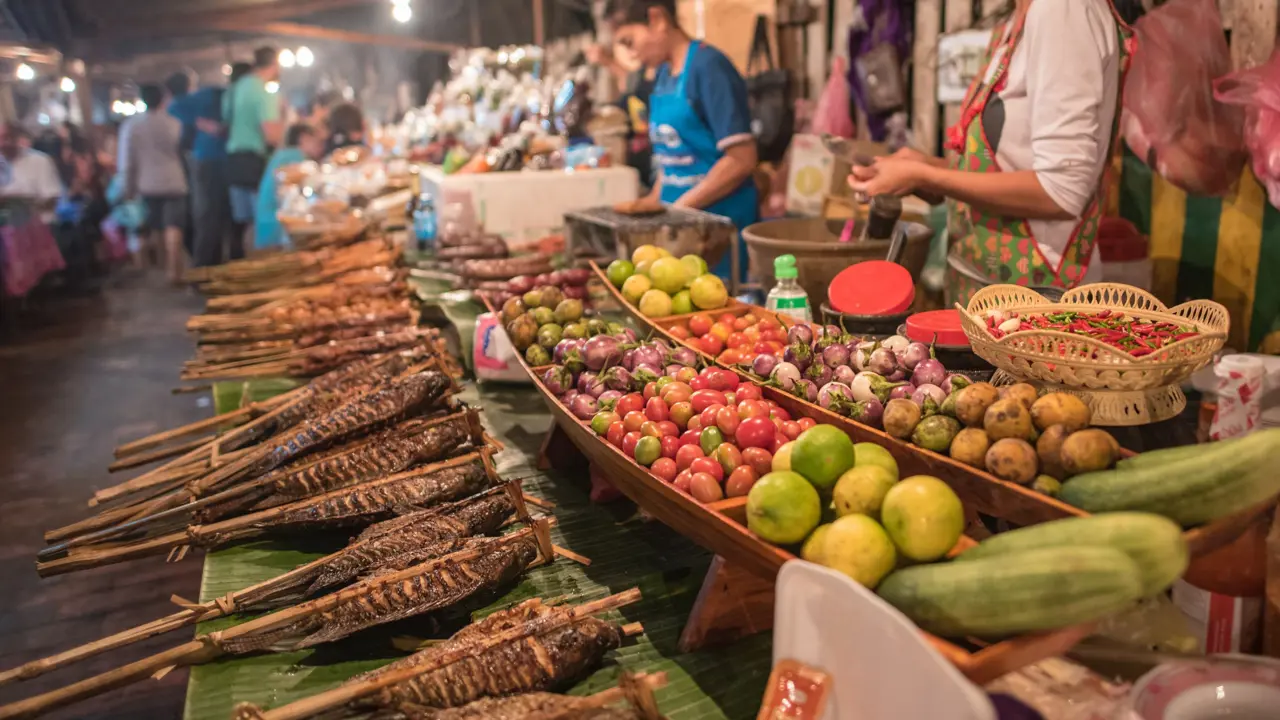 Street food, Luang Prabang, Laos