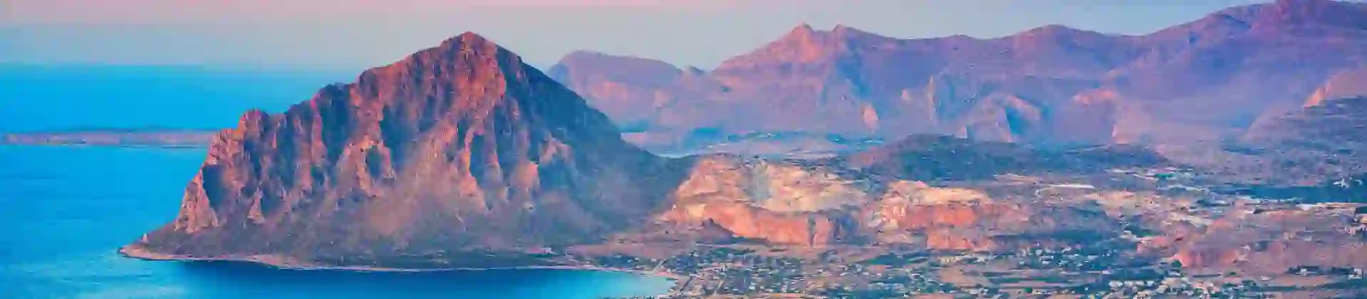 Mountainscape of Erice, Sicily