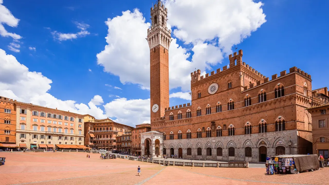 Palazzo Pubblico and Torre Del Mangia, Piazza Del Campo, Siena