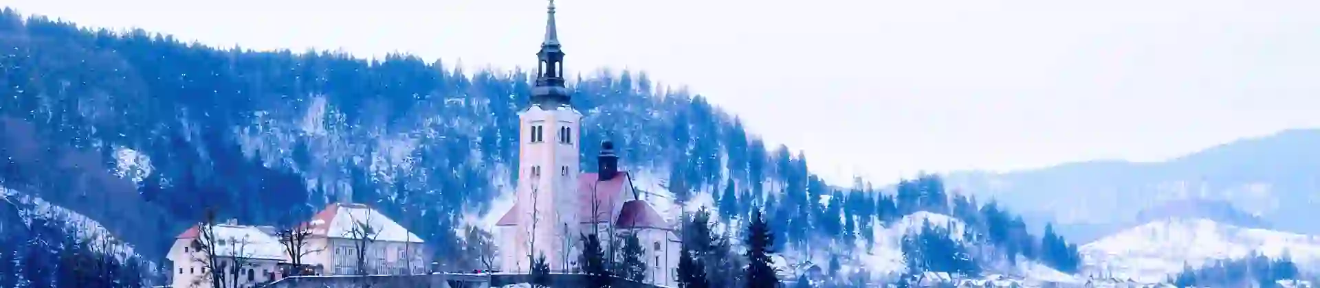 Lake Bled at christmas