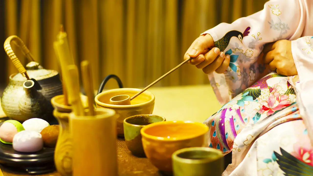 Traditional Japanese tea ceremony