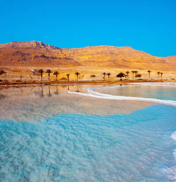 The Dead Sea coast, Jordan