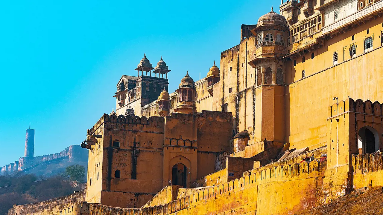 Amber Fort In Jaipur India