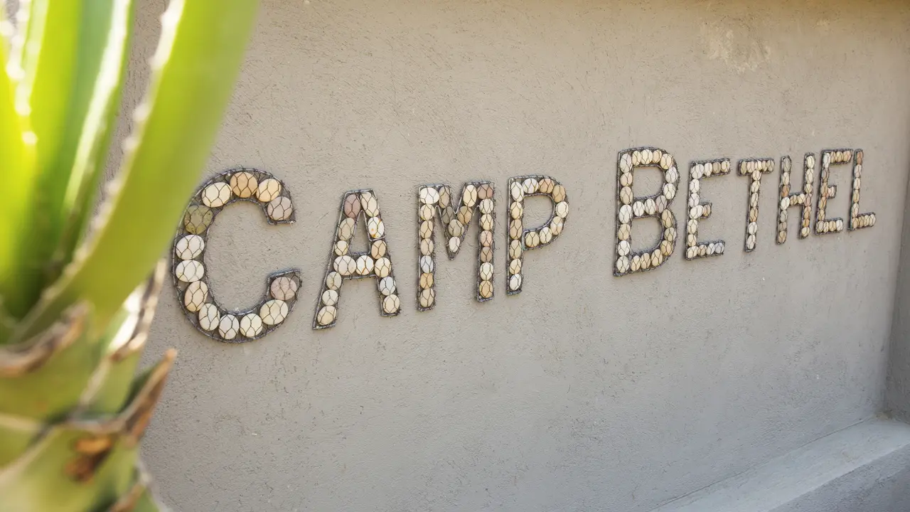 Camp Bethel, camp sign 