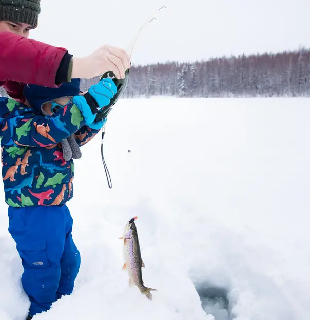 Ice Fishing In Norway