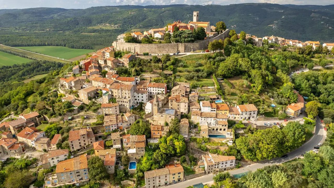 Historic Town of Motovun, Istria Peninsula, Croatia