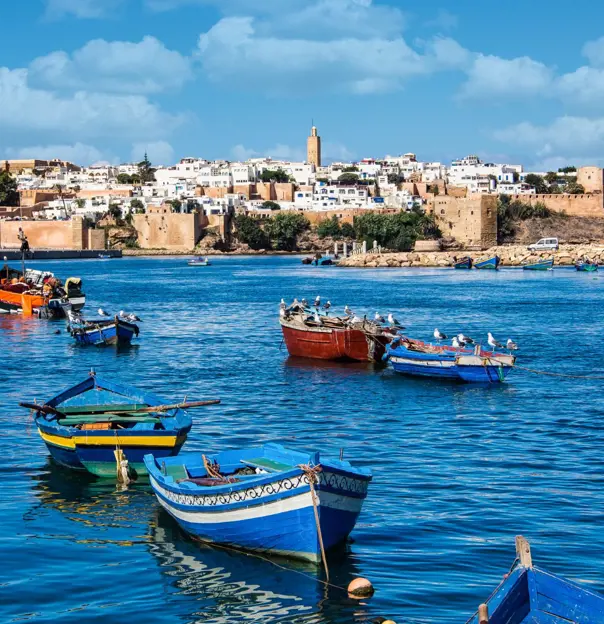 Coastal Town Of Rabat Morocco