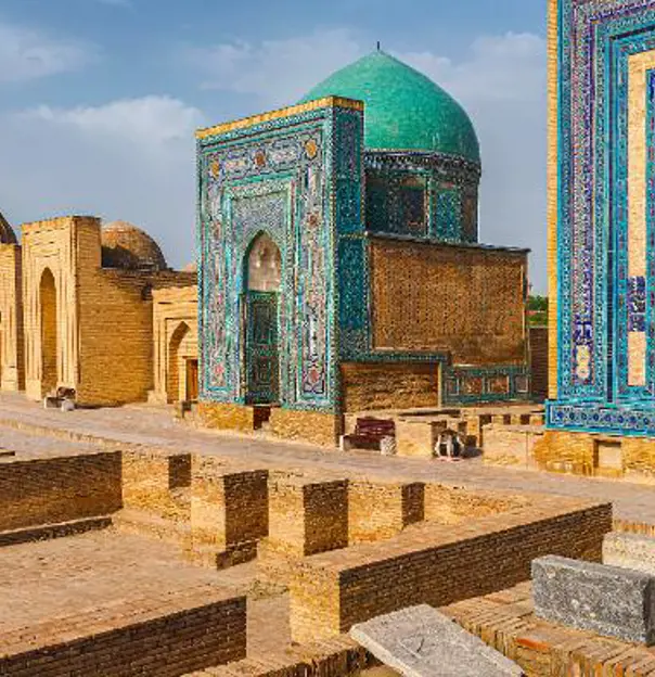 Shah I Zinda, A Necropolis In Samarkand, Uzbekistan