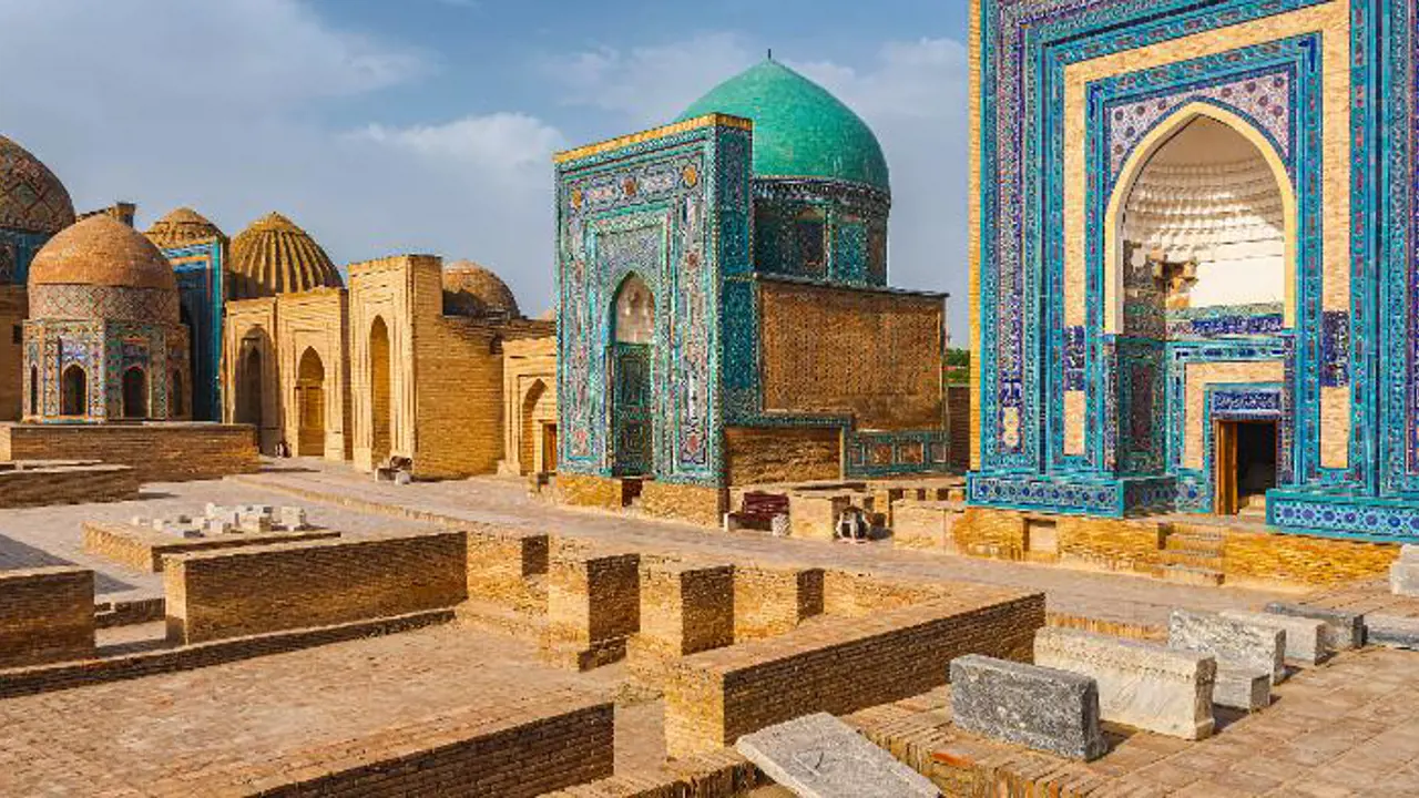 Shah I Zinda, A Necropolis In Samarkand, Uzbekistan