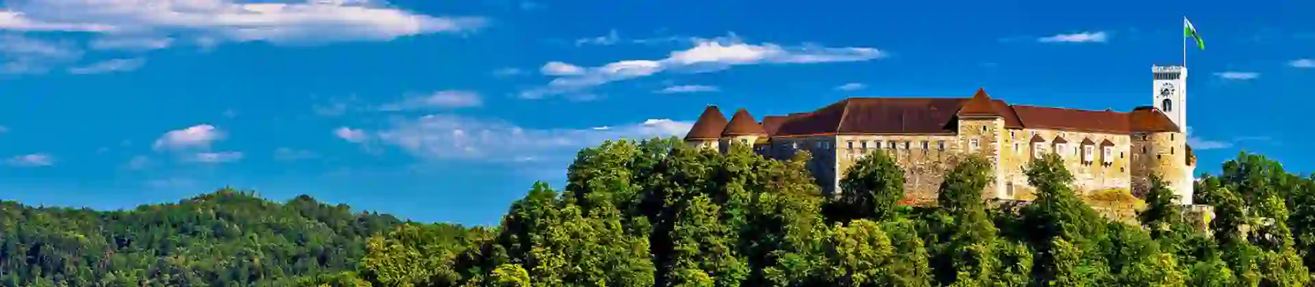 Hilltop castle, Ljubljana, Slovenia