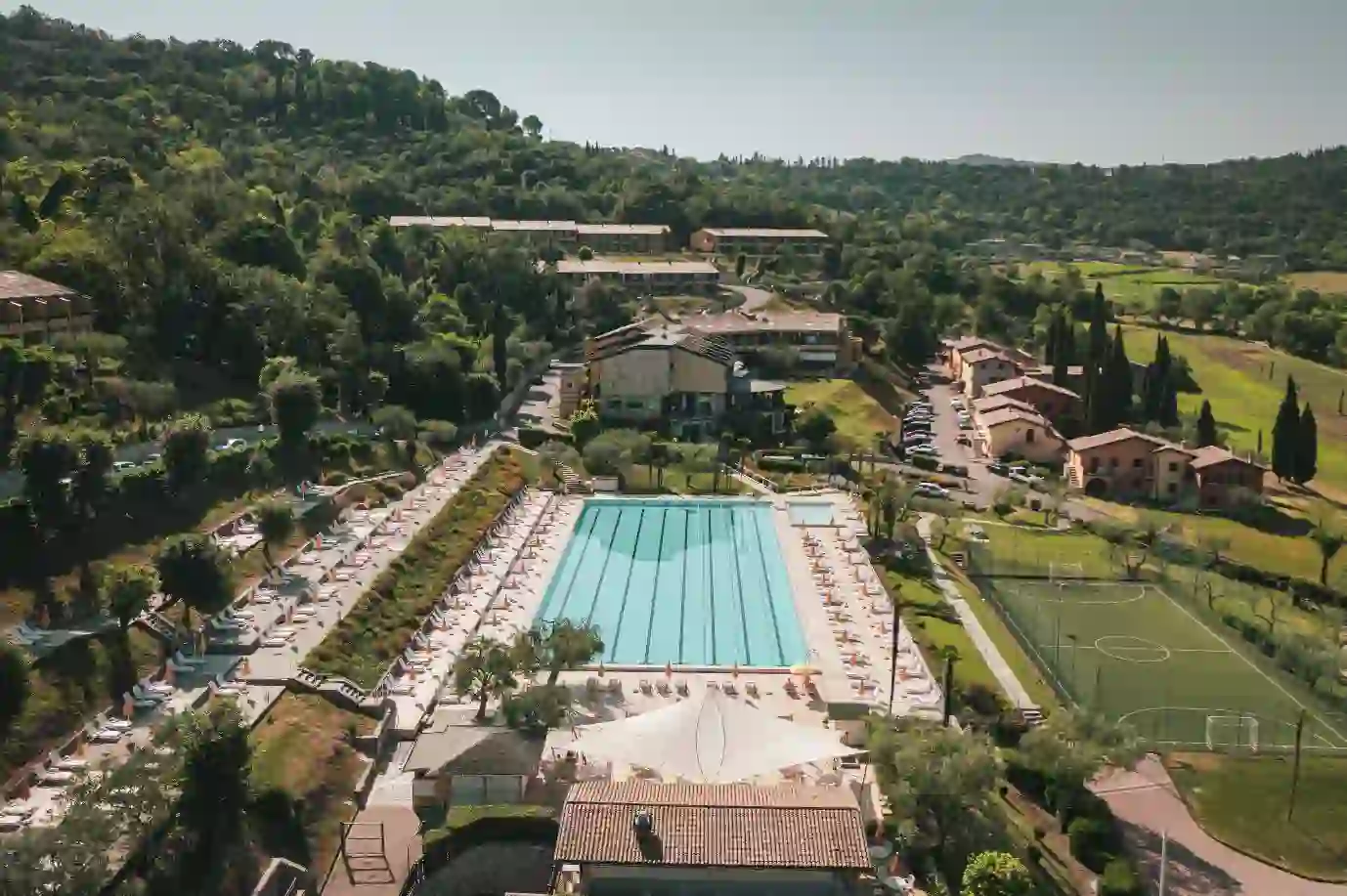 Hotel Poiano Resort, Lake Garda, Italy, Pool View