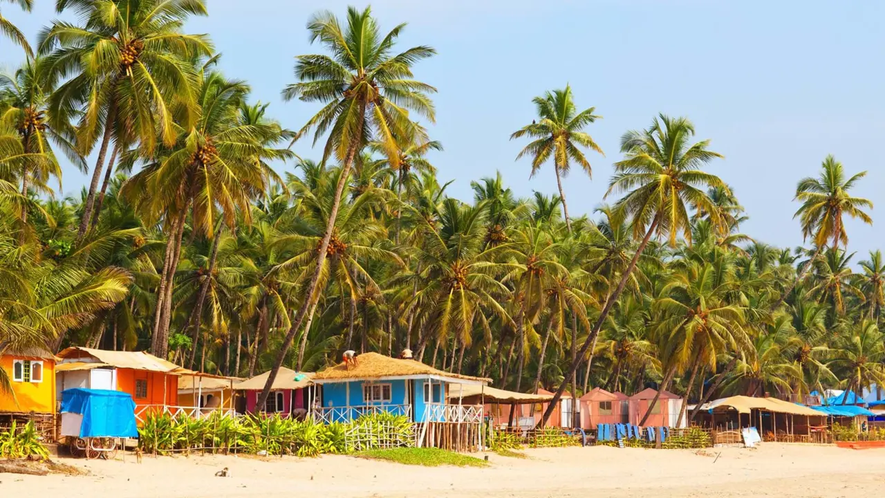 Beach In Goa Palolem India