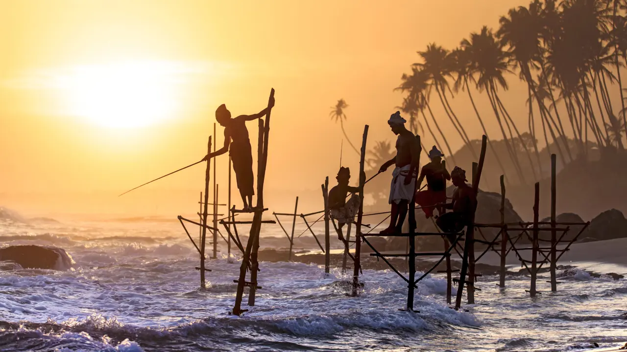 Sri Lanka Stlit Fisherman