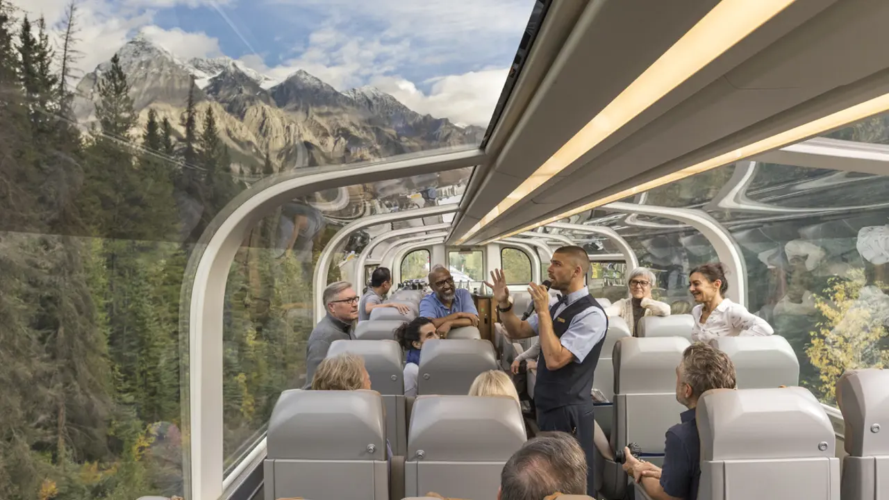 Onboard the Rocky Mountaineer