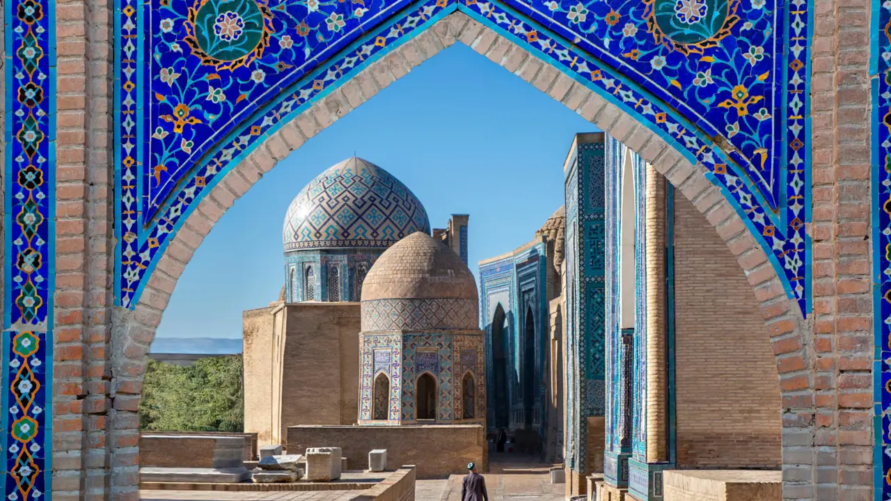 Cemetery Of Shahi Zinda, Samarkand, Uzbekistan