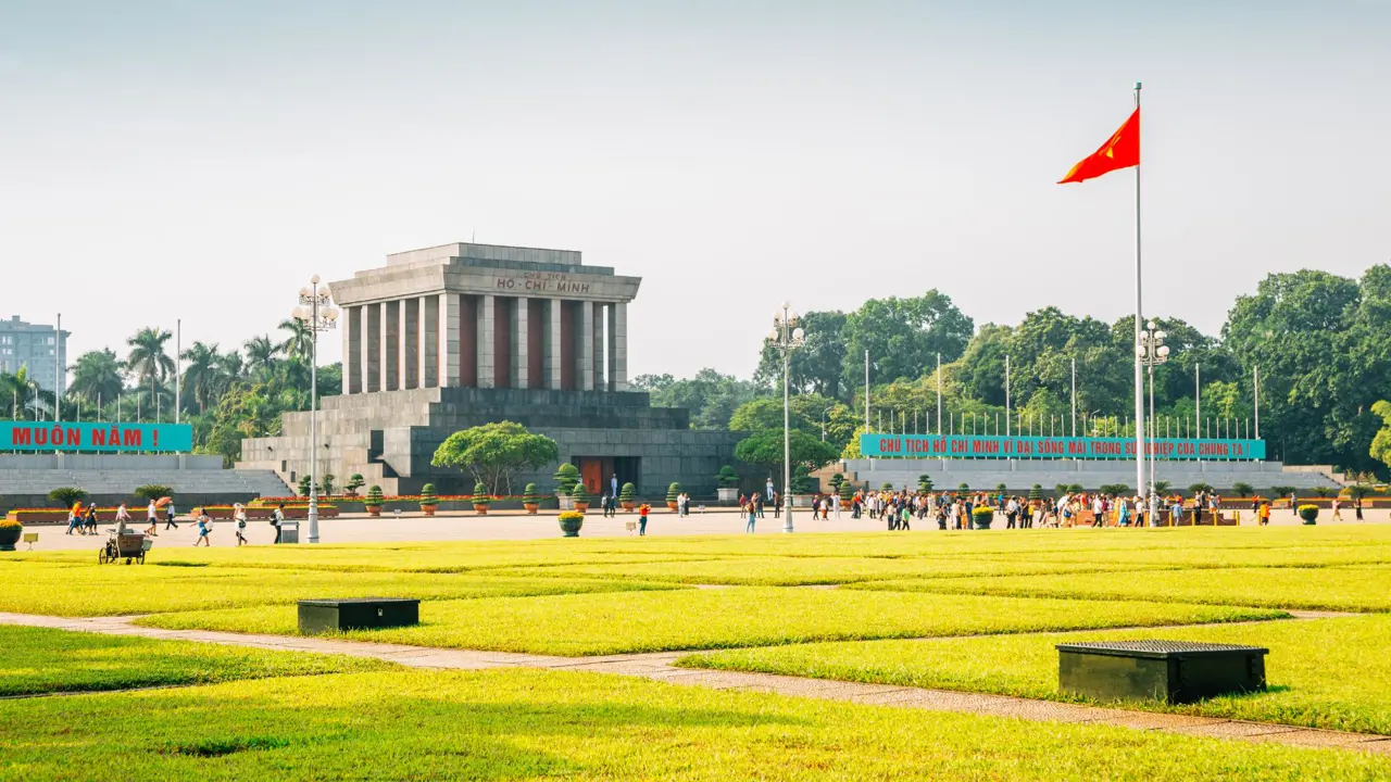 Ho Chi Minh Mausoleum And Ba Dinh Square, Hanoi, Vietnam