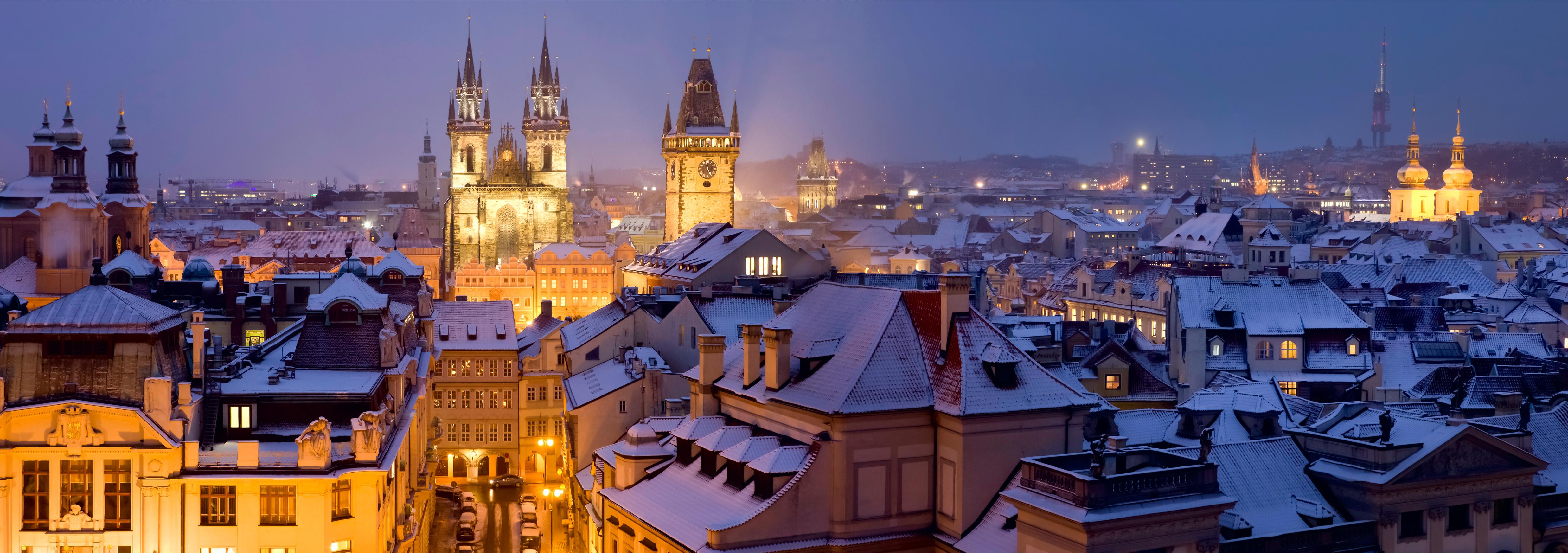 AS 100895487 Prague Winter Panorama, Czechia