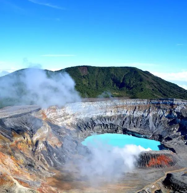 Shutterstock 253647520 The Crater And The Lake Of The Poas Volcano In Costa Rica