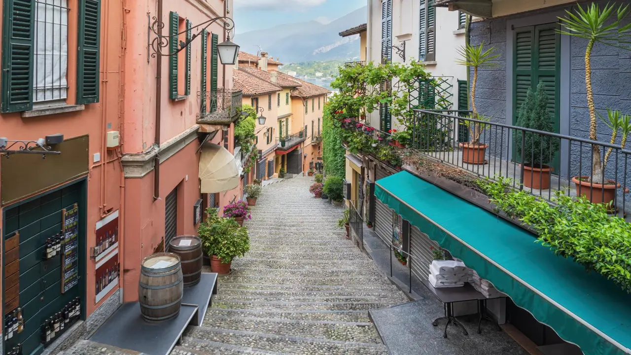 Steps of Salita Serbelloni, Bellagio, Lake Como