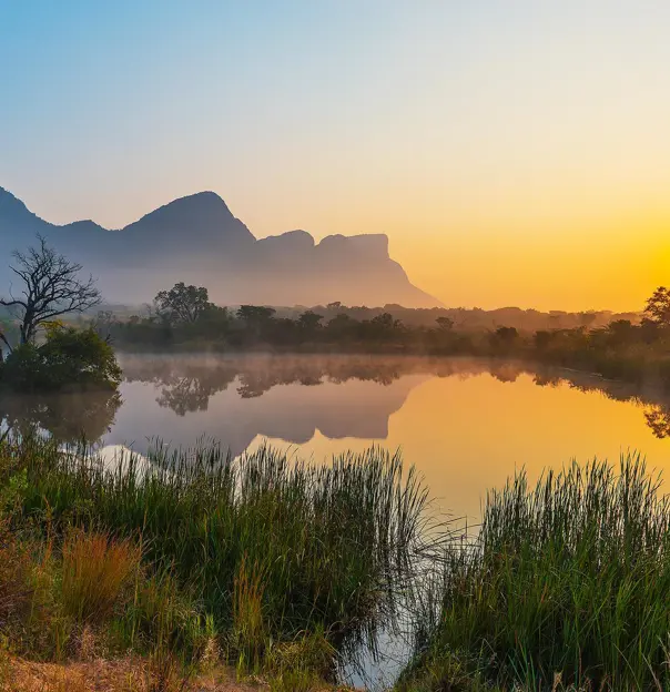 Hanging Lip Mountain Peak, Waterberg, sunset