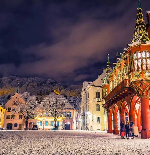 Freiburg, Germany at Winter