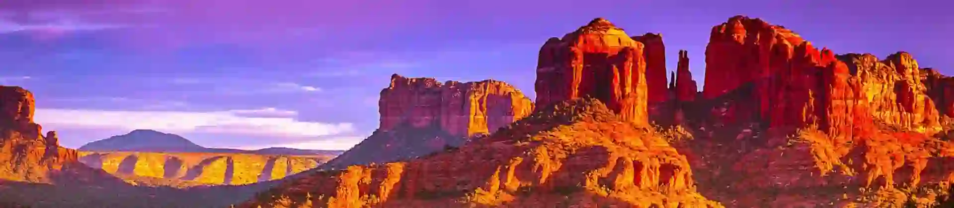 Striking view of Cathedral Rock in Sedona, Arizona, with its distinctive red sandstone formations