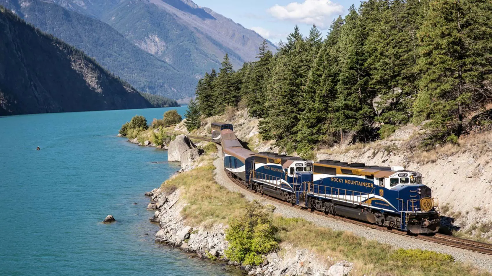 Rocky Mountaineer Train Exterior