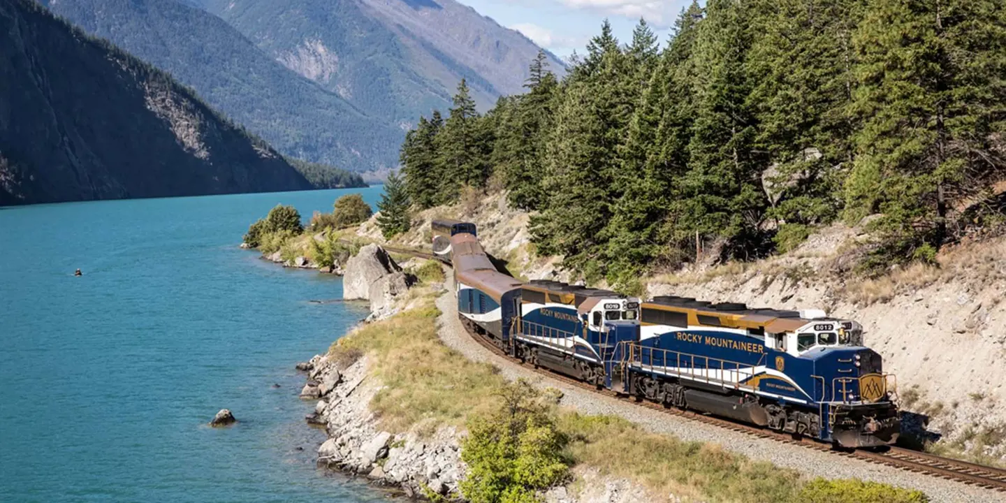 Rocky Mountaineer Train Exterior