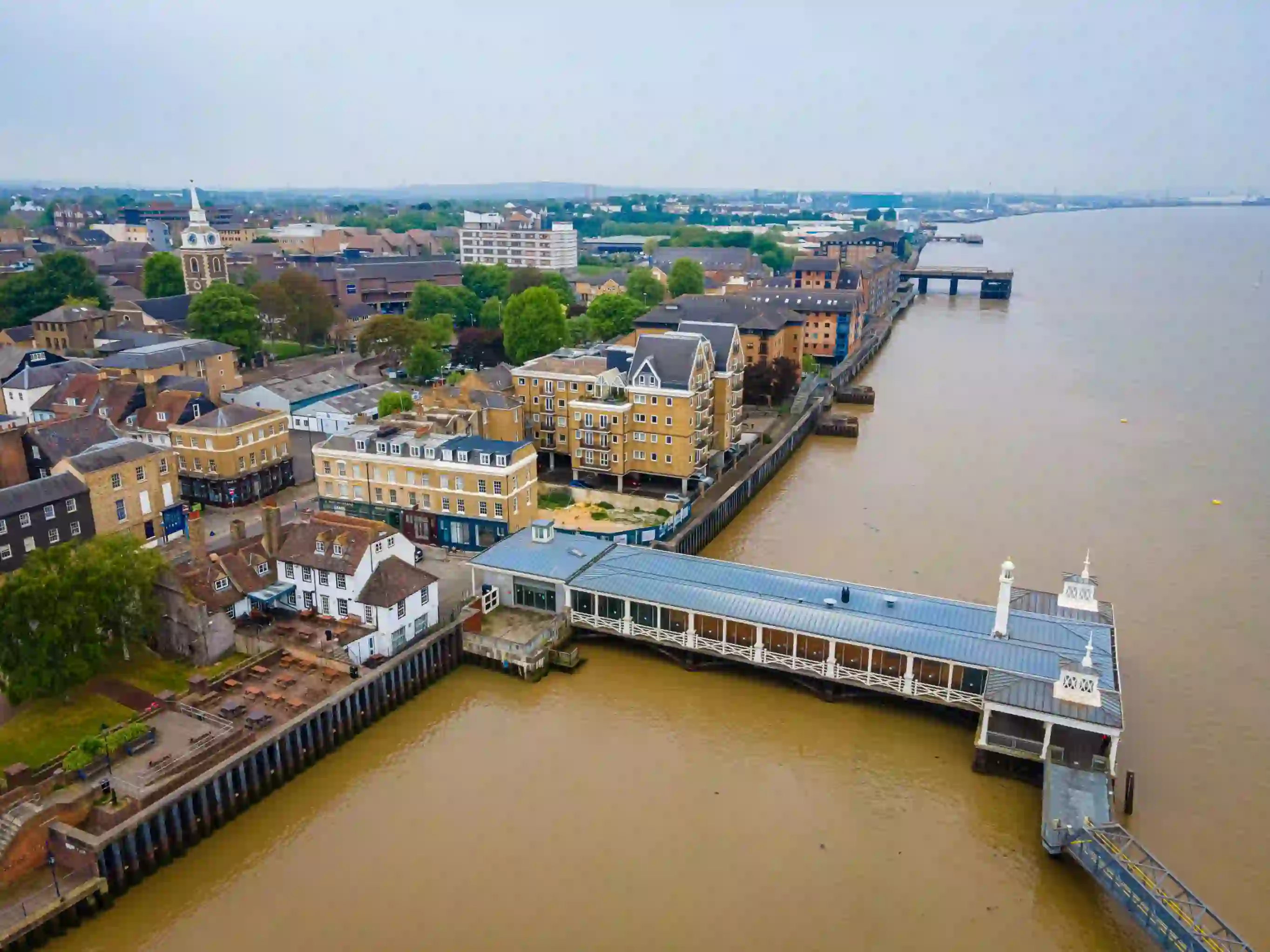 Aerial View Of London Tilbury