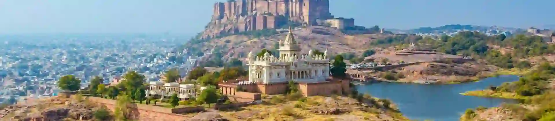 Jaswant Thada Memorial And Mehrangarh Fort Jodhpur India