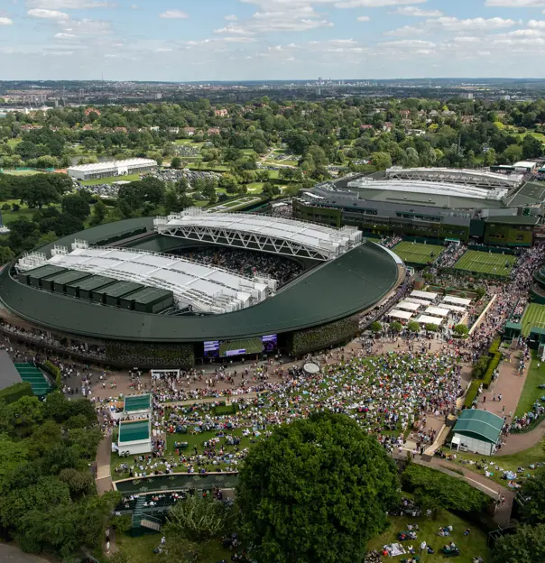 Number One Court 2019 Wimbledon Ariel View