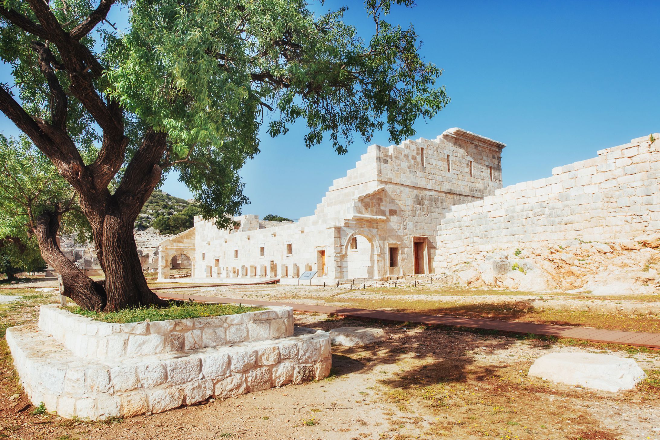 Ancient Troy City Walls