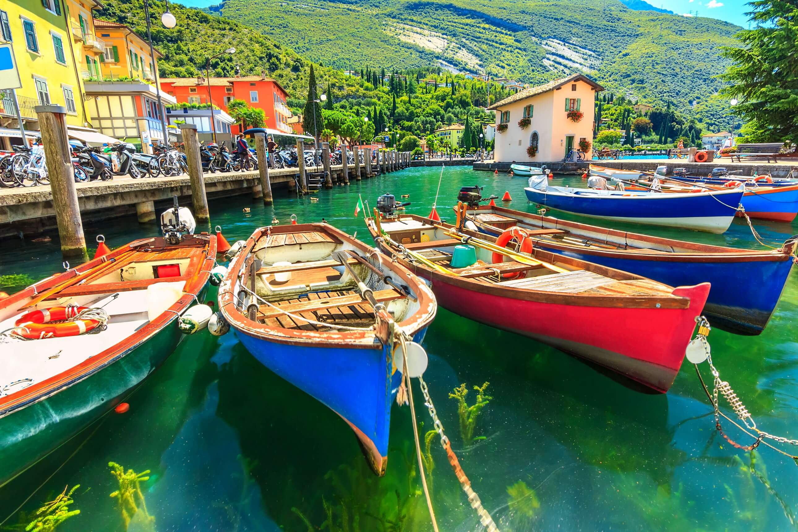 Boats on Lake Garda 