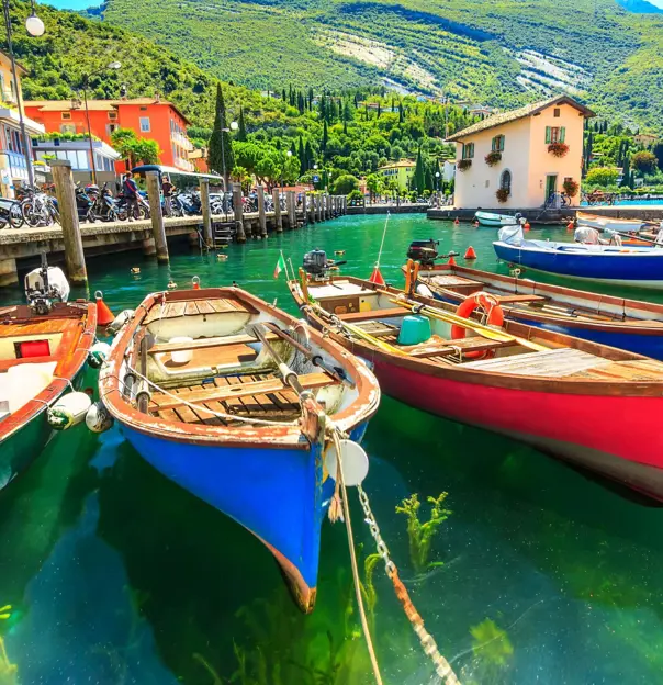 Boats on Lake Garda