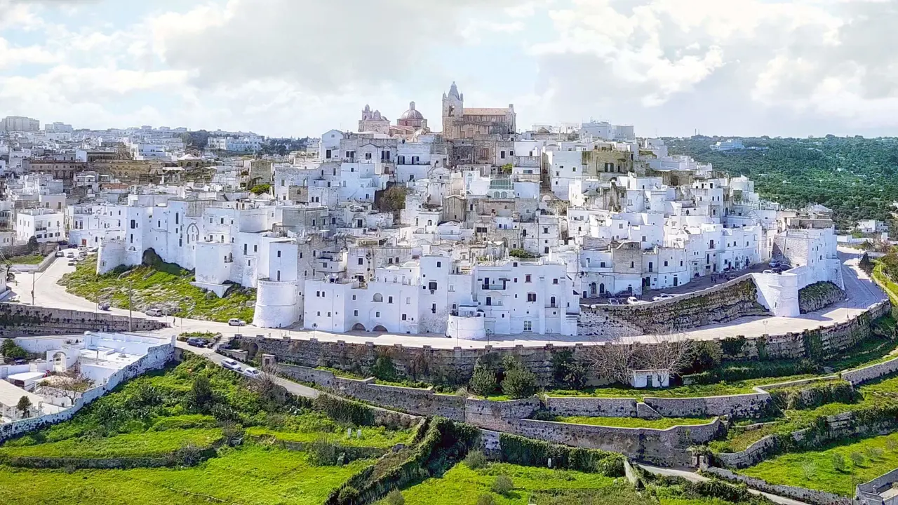 Ostuni's whitewashed old town