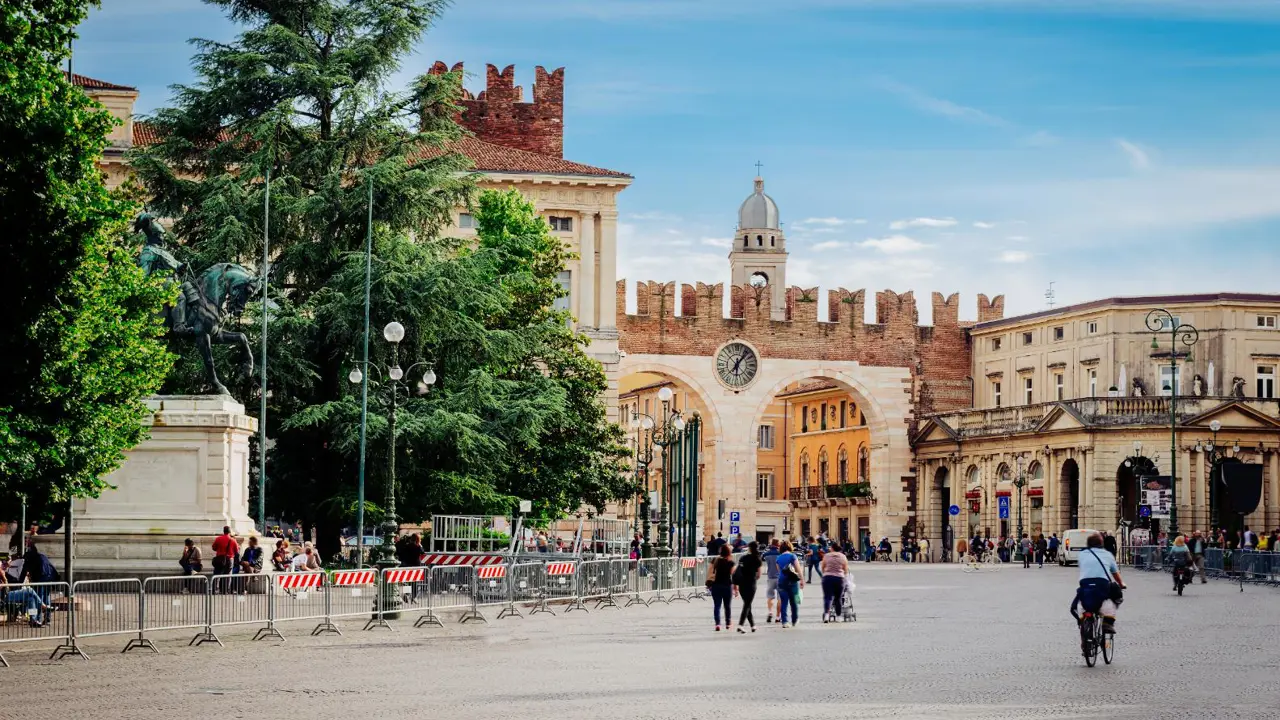 Medieval Gates on Piazza Bra, Verona