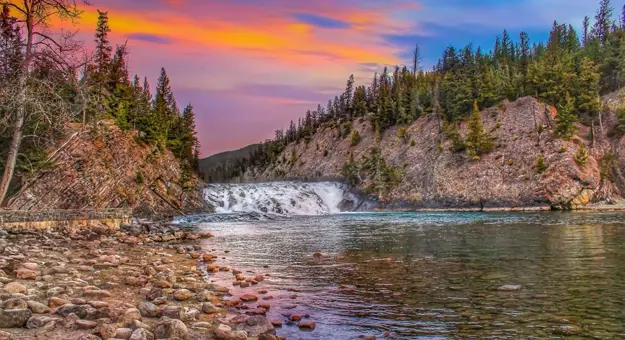 Bow Falls, Alberta